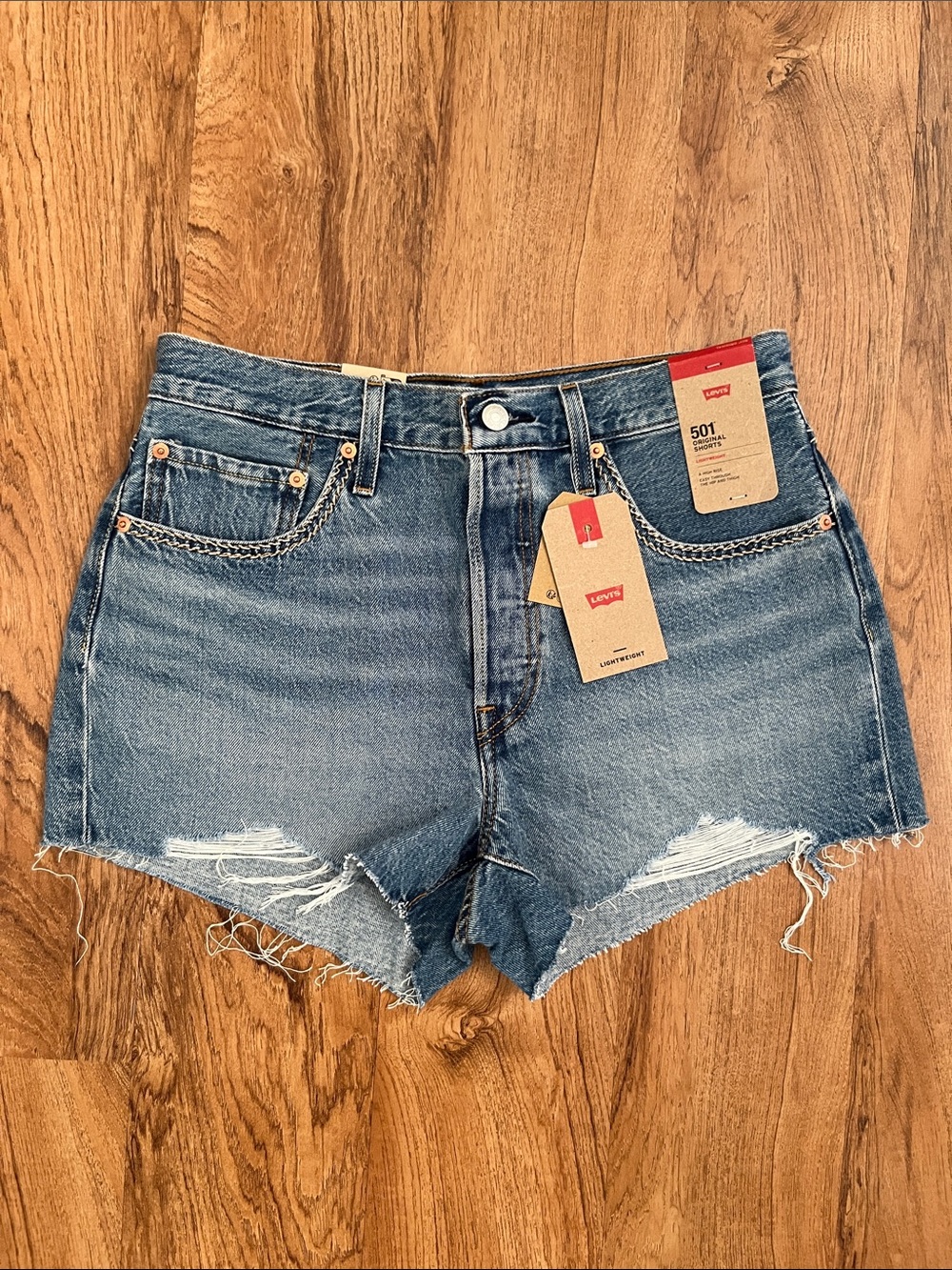 NWT Levi’s 501 Lightweight Denim Shorts